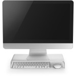 Podstavec pod monitor stříbrný POWERTON