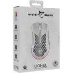 LIONEL herní bezdr. myš bílá WHITE SHARK