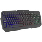 DAKOTA memb. keyboard US BK WHITE SHARK