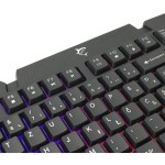 DAKOTA memb. keyboard US BK WHITE SHARK