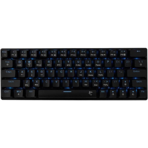 KAIKEN wrl mech. keyb. US BK WHITE SHARK