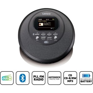 Lenco CD-500BK discman BT, rádio DAB+/FM