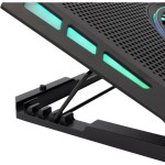 AURORA cooling mat 5fans RGB WHITE SHARK