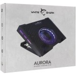 AURORA cooling mat 5fans RGB WHITE SHARK