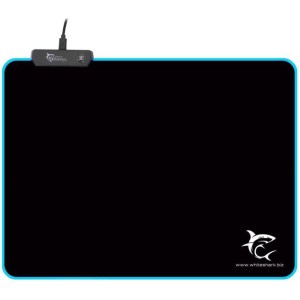 LED LUMINOUS L mouse pad bk WHITE SHARK