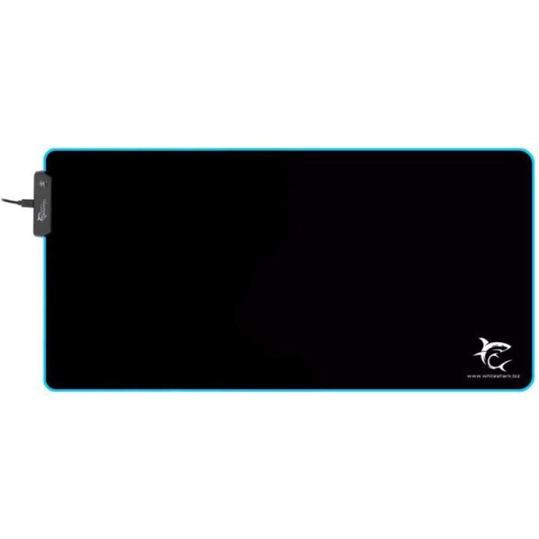 LED LUMINOUS XL mouse pad bk WHITE SHARK