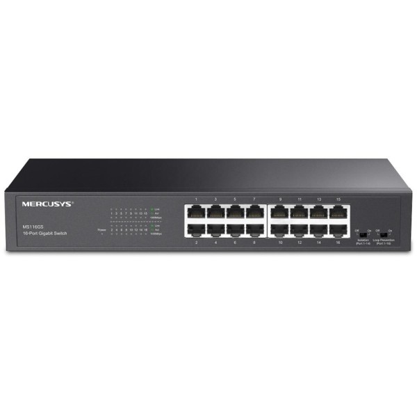 MS116GS 16xGb desk/rack switch MERCUSYS