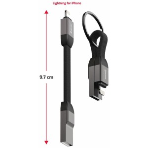71551060 USB A/Lightning 9,7CM SWISSTEN