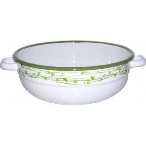 Metalac Tráva, smaltovaná miska 20 cm, 2 l