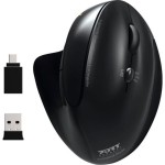 900706-BT wrl ergo mouse USB-A/C BK PORT