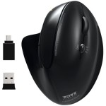900706-BT wrl ergo mouse USB-A/C BK PORT