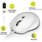 900712 wired USB-A/C White PORT CONNECT