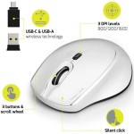 900714 wrl mouse USB-A/C WH PORT CONNECT