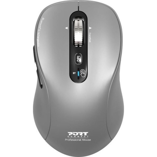 910201 FreeWheel wrl mouse BT Gray PORT