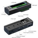 USB 3.2 Cl.+Dock M2+NVMe+SATA Ext.reader