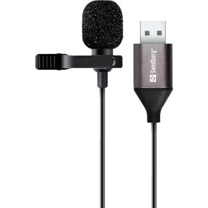 Streamer USB microphone w/clip SANDBERG