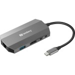 USB-C 6-in1 Travel Dock SANDBERG
