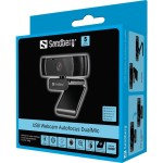 USB Webcam Autofocus DualMic SANDBERG