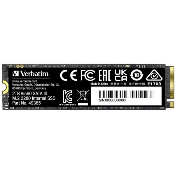 49365 SSD 2TB Vi560 S3 2280 M.2 VERBATIM