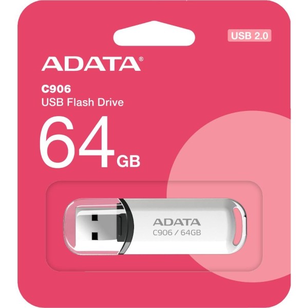 Flash Disk 64GB C906 White ADATA