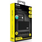 USB-C HUB 3x USB-C 3.1+1xUSB-C 100W PORT