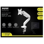 VESA monitor holder 1 arm white PORT