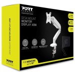 VESA monitor holder 1 arm white PORT