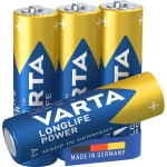 LR6 4BP AA Longlife Power VARTA