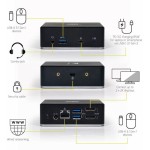 Docking station 8v1 USB-C/A USB 3.0 PORT
