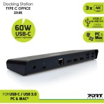 Docking st. 11v1 3x4K USB-C+USB 3.0 PORT