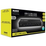 Docking station uni 3x4K USB C/A PORT
