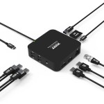 Docking station 10v1 2x4K USB-C/A PORT