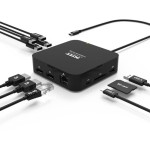Docking station 10v1 2x4K USB-C/A PORT