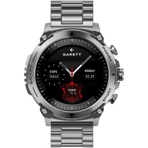 Smartwatch Atom Silver Steel GARETT