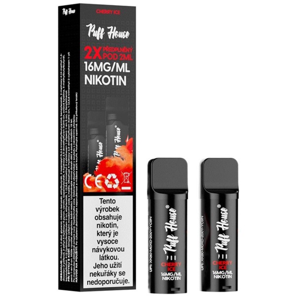 POD 2PCS CHERRY ICE PUFF HOUSE