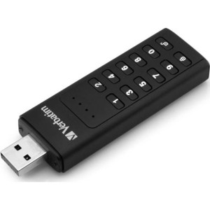 128GB USB-A Flash 3.0 KeypadSec.VERBATIM