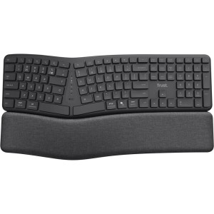 Keyra ergo wrl keyboard US Black TRUST