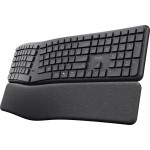 Keyra ergo wrl keyboard US Black TRUST