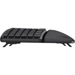 Keyra ergo wrl keyboard US Black TRUST