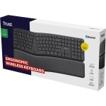 Keyra ergo wrl keyboard US Black TRUST