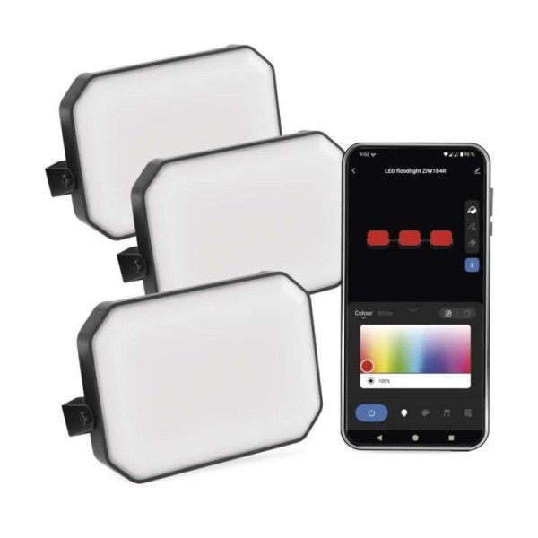 GOSMART venkovní reflektor startovací sada 3 ks