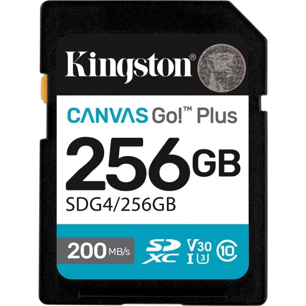 SDXC SDG4 256GB KINGSTON