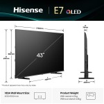 43E7Q QLED TV HISENSE