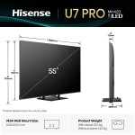 55U7Q PRO Mini LED QLED TV HISENSE