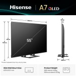 55A7Q QLED TV HISENSE