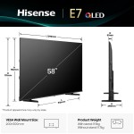 58E7Q QLED TV HISENSE