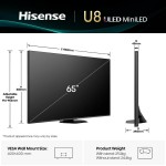 65U8Q Mini LED QLED TV HISENSE