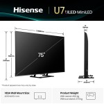 75U7Q Mini LED QLED TV HISENSE