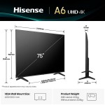 75A6Q LED TV HISENSE