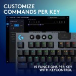 G915 X LIGHTSPEED TKL WRL GamKeyb BK LOG